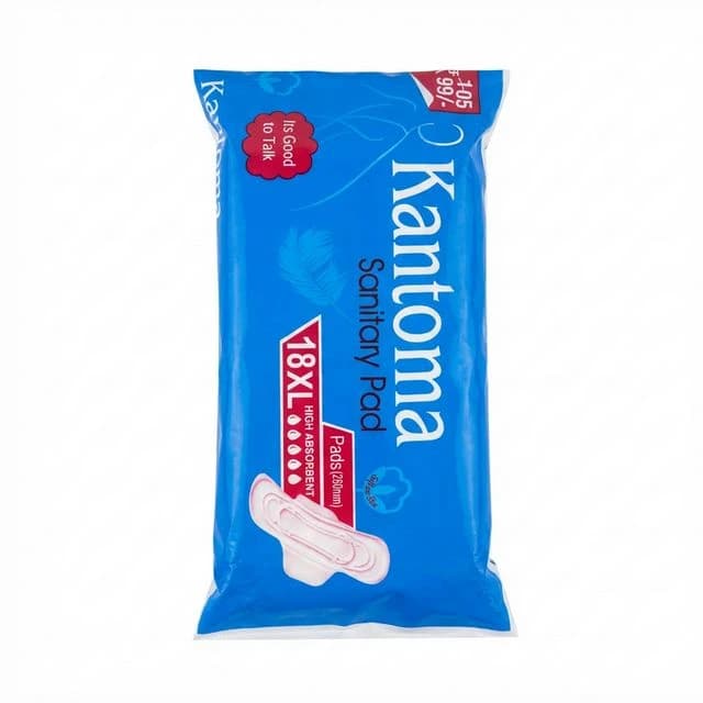 Kantoma Organic Sanitary Pad - Super size for medium to heavy flow